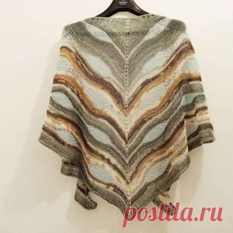 Необычный крой в вязании: техника свинг и укороченные ряды | Ольга Прилуцкая, вязание - это модно | Дзен
