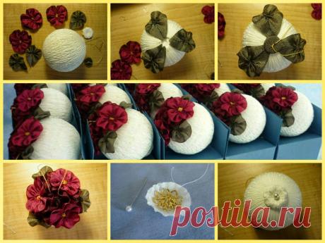 НОВОГОДНИЕ ШАРЫ В ТЕХНИКЕ SMOCKING + ВЕЛИКОЛЕПНЫЙ МК ОТ PINWHEEL PONDERS