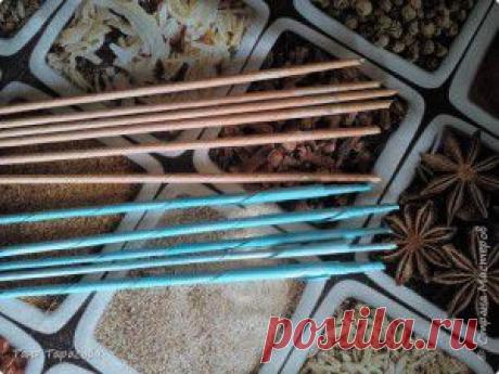 Новый способ поклейки газетных трубочек