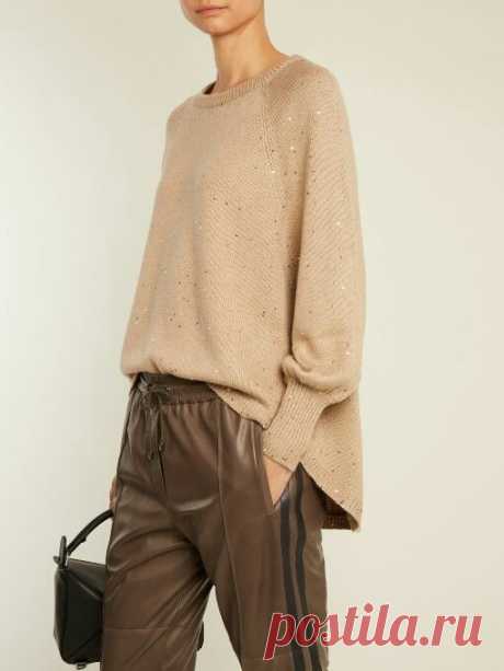 Из пряжи с пайетками