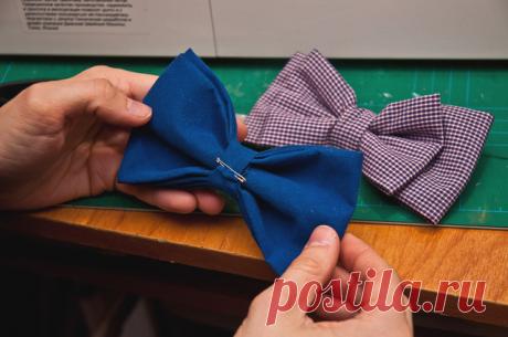 Как сделать галстук бабочку своими руками? Мастер-класс с фото