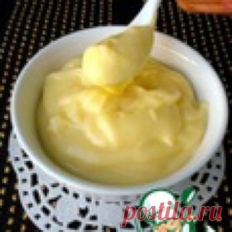 Заварной крем в микроволновке Кулинарный рецепт