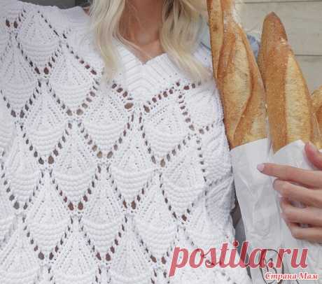 Узор с "ромбами" для джемпера от бренда BRUSNIKA - Вязание - Страна Мам