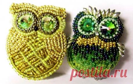 Брошки из бисера своими руками