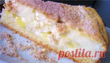 Нежный сливочно-фруктовый творожник рецепт с фотографиями