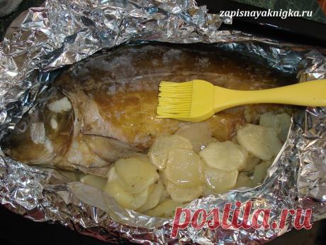Рыба в фольге с картофелем в духовке