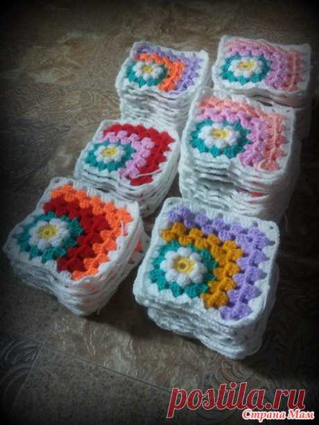 Детский плед квадратами. Небольшой МК. - Страна Мам