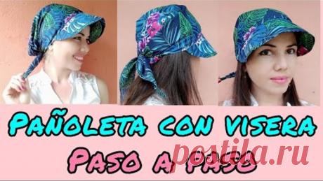 Pañoleta con Visera Paso a Paso