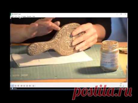 Имитация старинного серебра Университет декупажа Екатерина Васильева