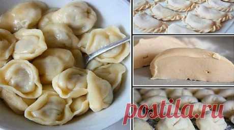 Вкуснейшее универсальное заварное тесто для вареников, пельменей, поз, чебуреков — Нескучно