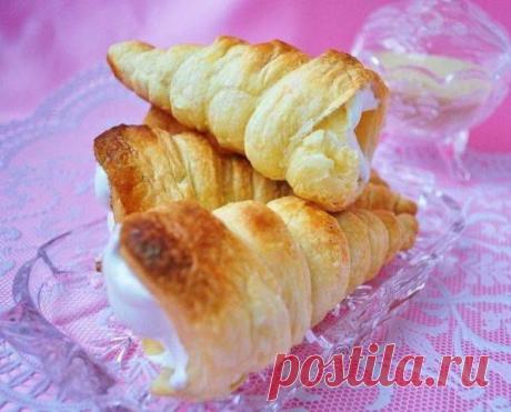 Трубочки с кремом! Вкус из детства