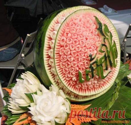 Искусство из ягод и овощей.. | Хитрости Жизни