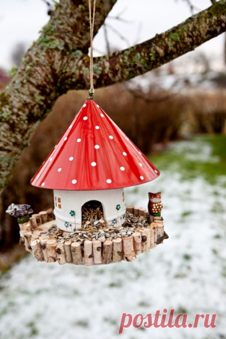Отличные идеи кормушек для птиц на любой вкус — Сделай сам, идеи для творчества - DIY Ideas