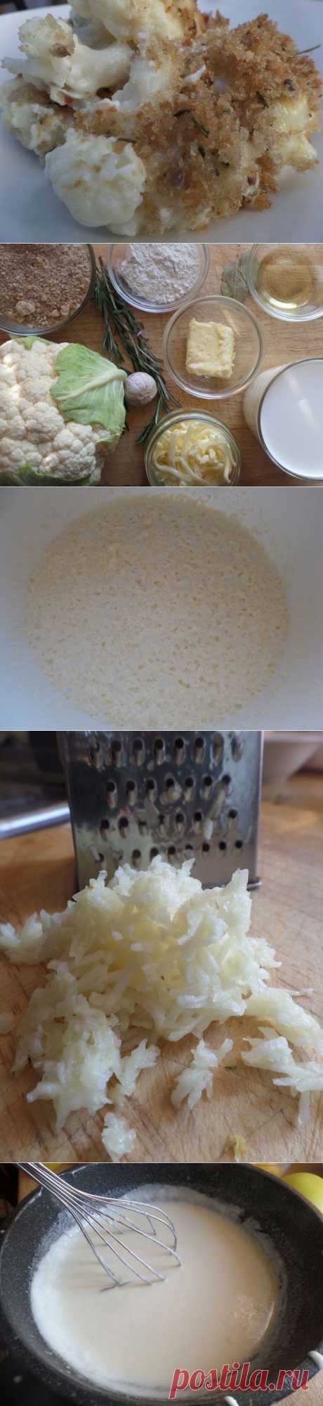 Рецепт на выходные: Цветная капуста, запечённая под сливочно-сырным соусом с розмарином | Изюминки