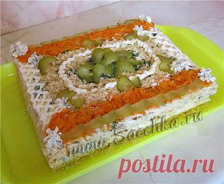 Закусочный «Наполеон» - рецепт с фото. Новогодние рецепты.