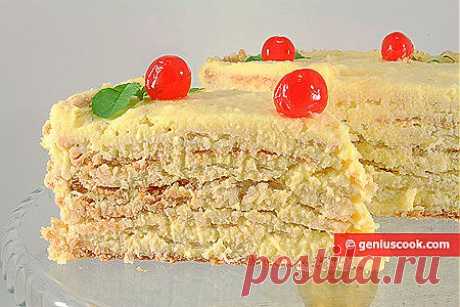 Рецепт Кокосового торта | Выпечка | Гениальная кулинария - Рецепты вкусных и полезных блюд