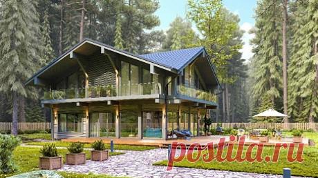 Проект дома Больцано — цена строительства под ключ в Москве и Подмосковье