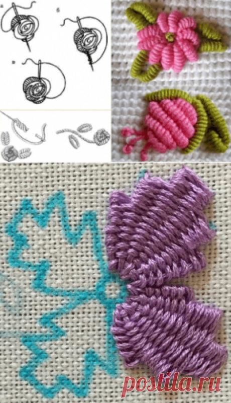 Бразильская объемная вышивка: пошагово для начинающих, схемы, рисунки