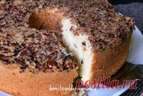 апельсиново-Орехово-пряный фунтовый торт | домашняя богиня подражатель