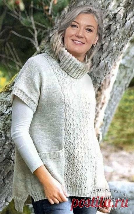 Жилет. Спицы.