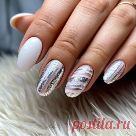 Маникюр с блестками: 9 эффектных идей для ярких девушек | Маникюрный | Дзен