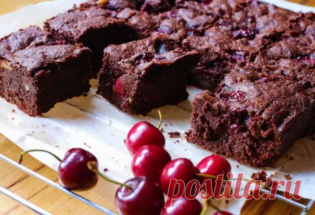 Творожный пирог с вишней Рецепт - Журнал полезных советов