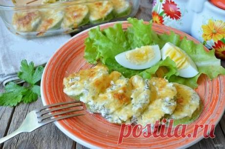 Как приготовить кабачки в духовке в сметане - рецепт, ингредиенты и фотографии