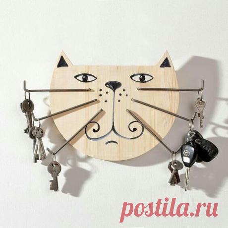 Кот - ключница Модная одежда и дизайн интерьера своими руками