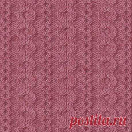Большая подборка узоров вязания спицами » Женский Мир