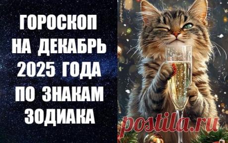 СЛУШАЙТЕ ГОРОСКОП НА ДЕКАБРЬ 2025 ГОДА ПО ЗНАКАМ ЗОДИАКА -