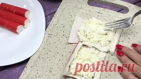 Крабовая закуска за 5 минут