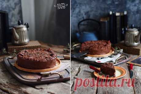 Torta di noci e cioccolato - Сицилийский шоколадно-ореховый торт (без муки): my_happyfood