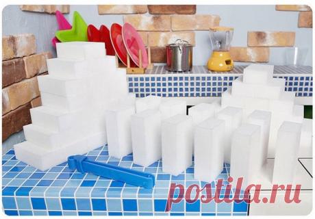 Применение меламиноой губки в быту