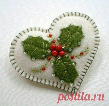 Фетровые подвески на елочку — Сделай сам, идеи для творчества - DIY Ideas