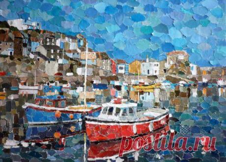 Многообразие техник бумажного коллажа - Ярмарка Мастеров - ручная работа, handmade