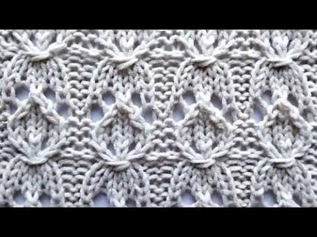 Как связать просто и быстро узор РЫБКИ