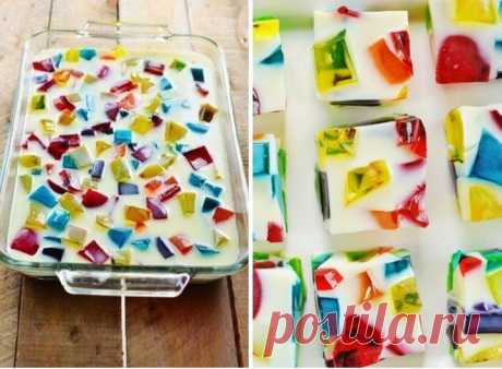 Необычный десерт. Быстро, легко и очень вкусно! Дети и взрослые будут в восторге! .