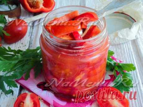 Помидоры в собственном соку на зиму с чесноком, рецепт с фото