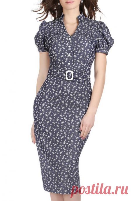 Купить Платье Olivegrey PL000121V(HLOIA) ТЕМНО-СИНИЙ со скидкой в интернет-магазине kupivip.ru - распродажа