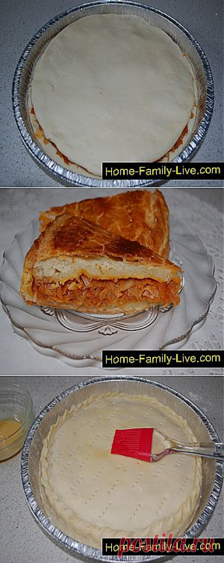 Кулинарные рецепты Пирог с капустой » Кулинарные рецепты