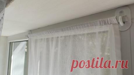 Как я занавески к окнам приклеивала. Нестандартные способы крепления тюля | Шебби-Шик | Яндекс Дзен