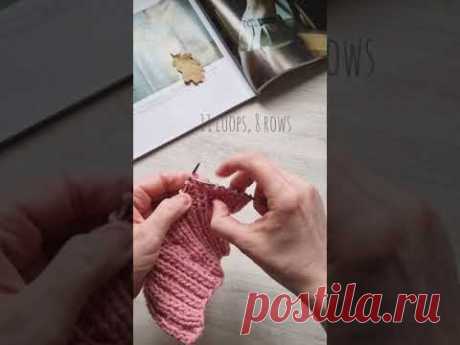 Как только я её не первязывала....🧶❤️жемчужная резинка в красивой комбинации❤️knitting pattern.