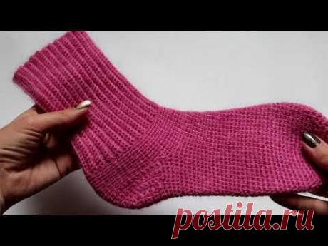 НОСКИ КРЮЧКОМ для НОВИЧКОВ || ОЧЕНЬ ЛЕГКИЙ СПОСОБ || вязание крючком || CROCHET SOCKS for BEGINNERS