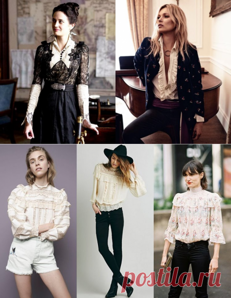 ВИКТОРИАНСКИЕ БЛУЗКИ 2017: ГОТИЧЕСКИЙ ШИК И ВИНТАЖНАЯ РОМАНТИКА