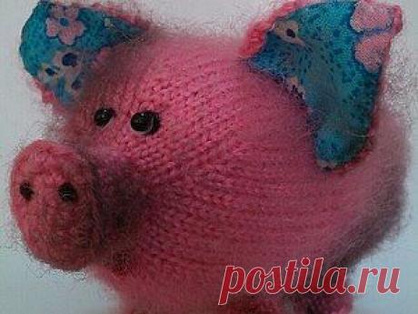 Вяжем милого чумазого поросенка - Ярмарка Мастеров - ручная работа, handmade