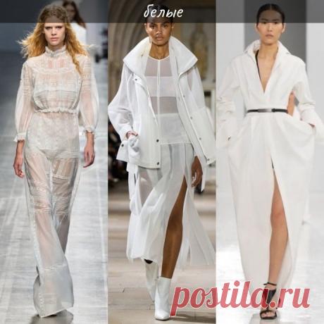 Модные цвета весна-лето 2025