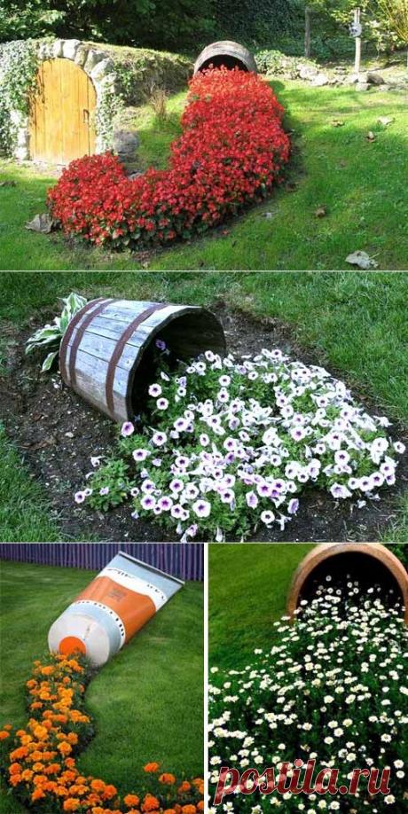 Секреты дизайна красивых клумб: как сделать «Цветочный ручей»