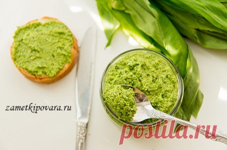 Соус Песто с черемшой | Простые кулинарные рецепты с фотографиями