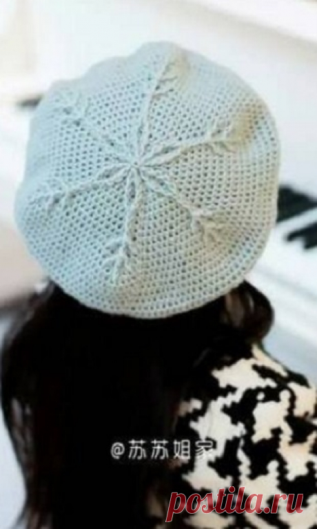 Мастера и умники: 3 берета крючком и спицами вязаных очень красивыми узорами