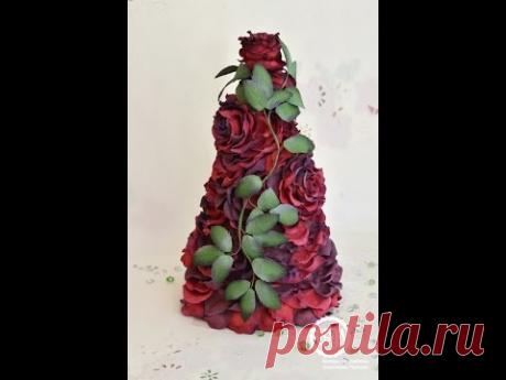 Дизайнерская елка из Фоамирана. Вебинар и мастер-класс Светланы Ридзель. Новогодний Фестиваль.